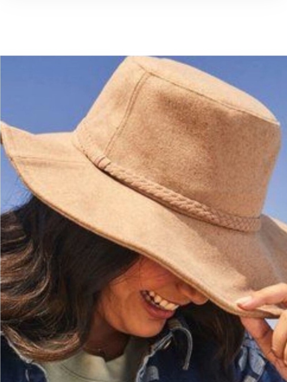NWT ASN Fab Fit Fun Collab Harper Floppy Boater Hat
